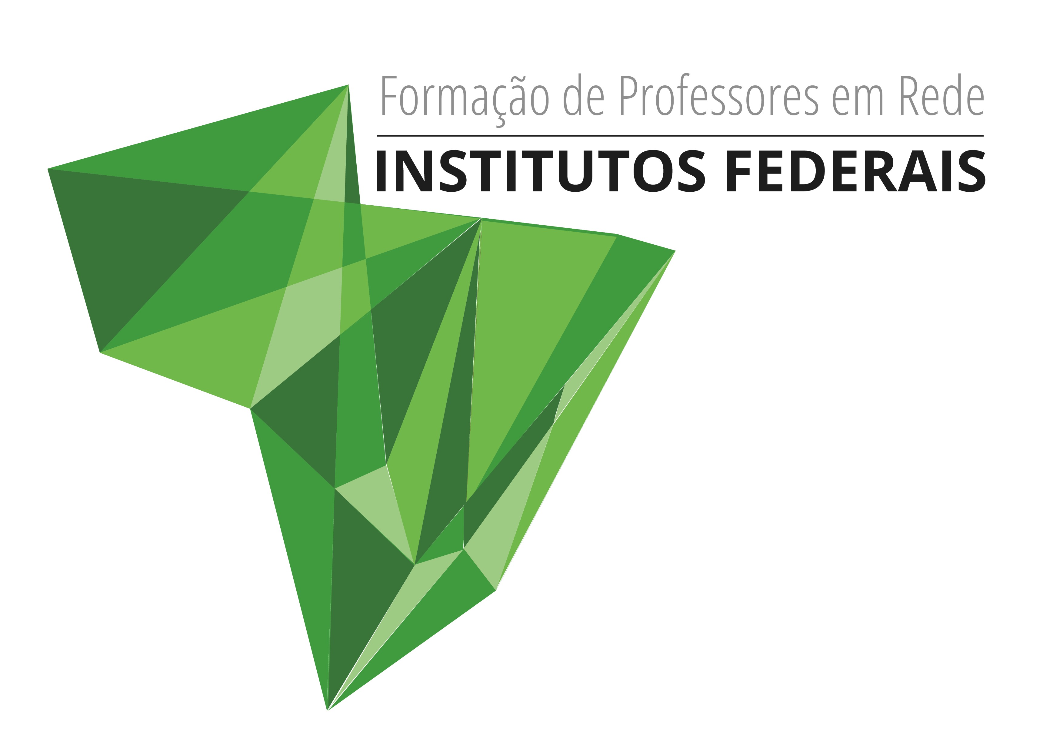 Ícone da Formação de Professores em Rede baseado no mapa do Brasil